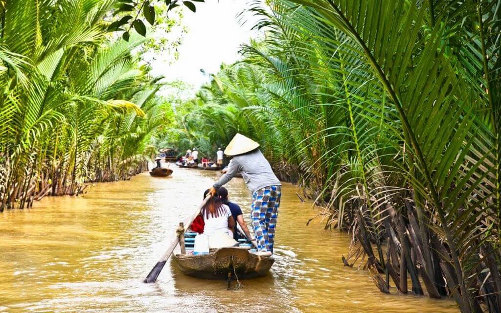 Mekong Delta Row Boat