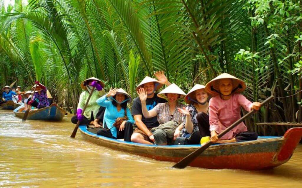 Mekong Delta Rowing Boat - Mekong River Delta Moslem trip 2 days - 1 night