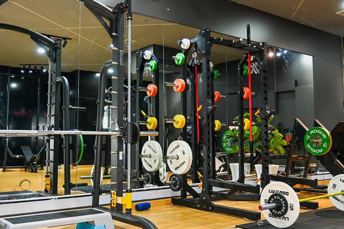 Gym equipment at Colline Dalat