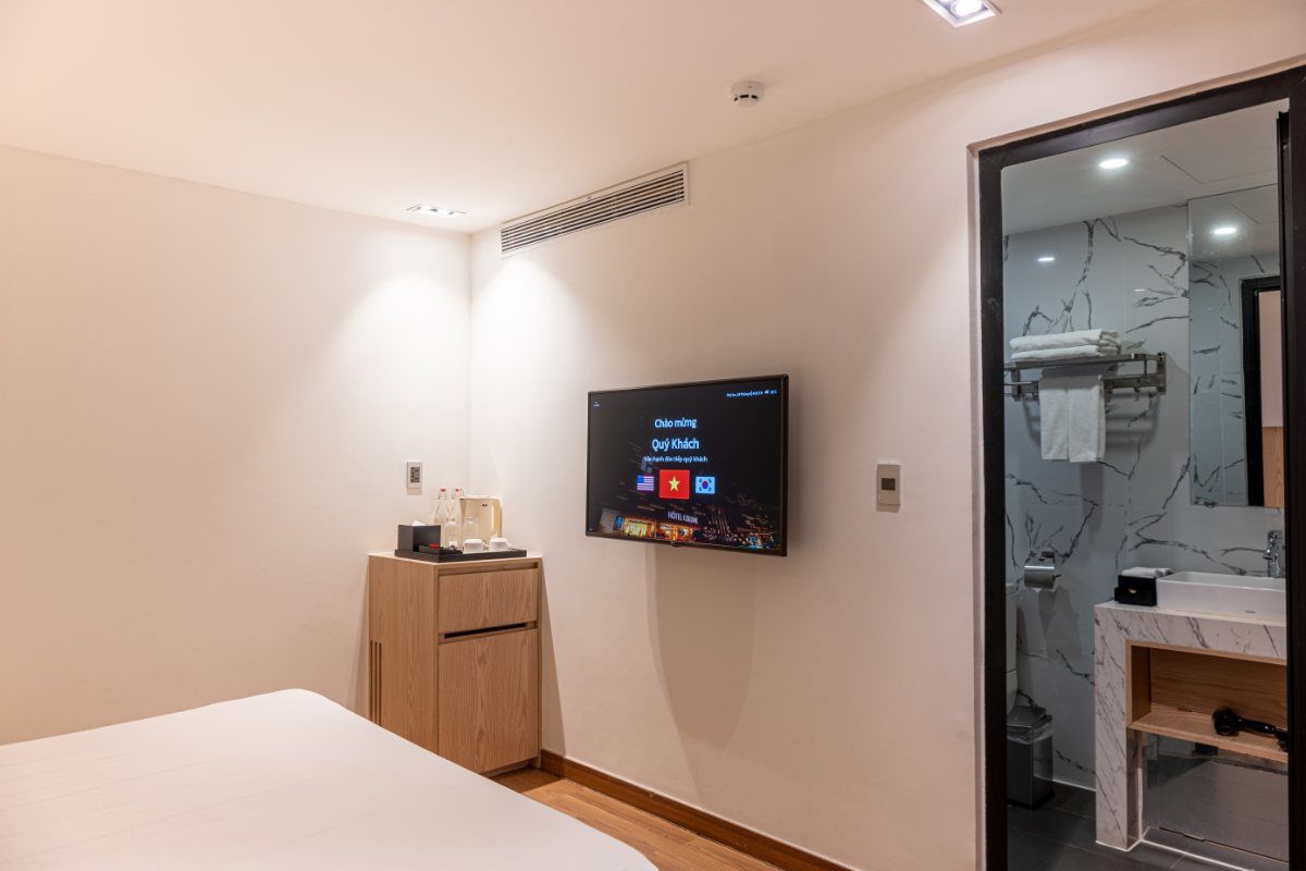 Superior room interior at Colline Dalat