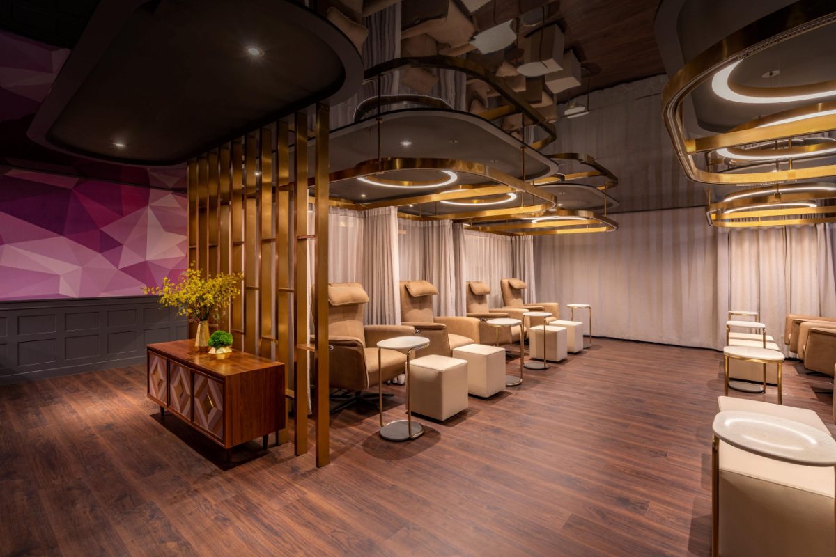 The Nest wellness lounge at Fusion Original Saigon Centre
