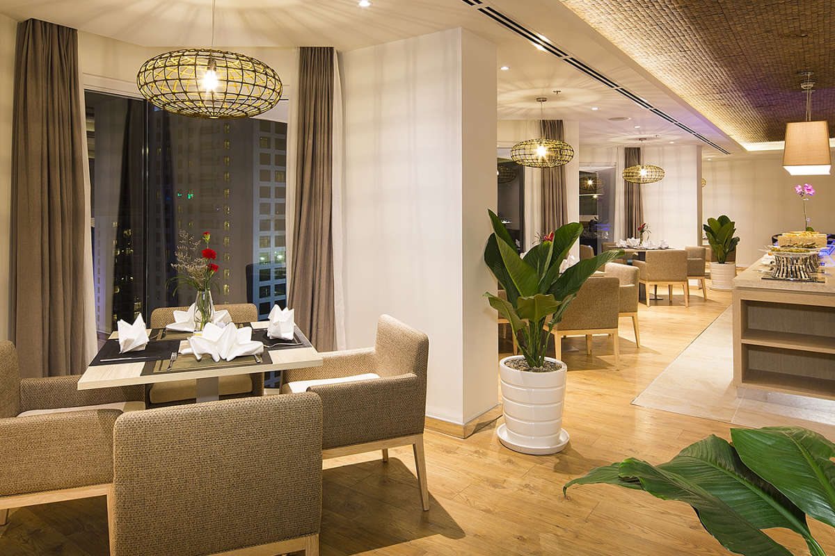 Executive Lounge on the 20th floor of Liberty Central Nha Trang
