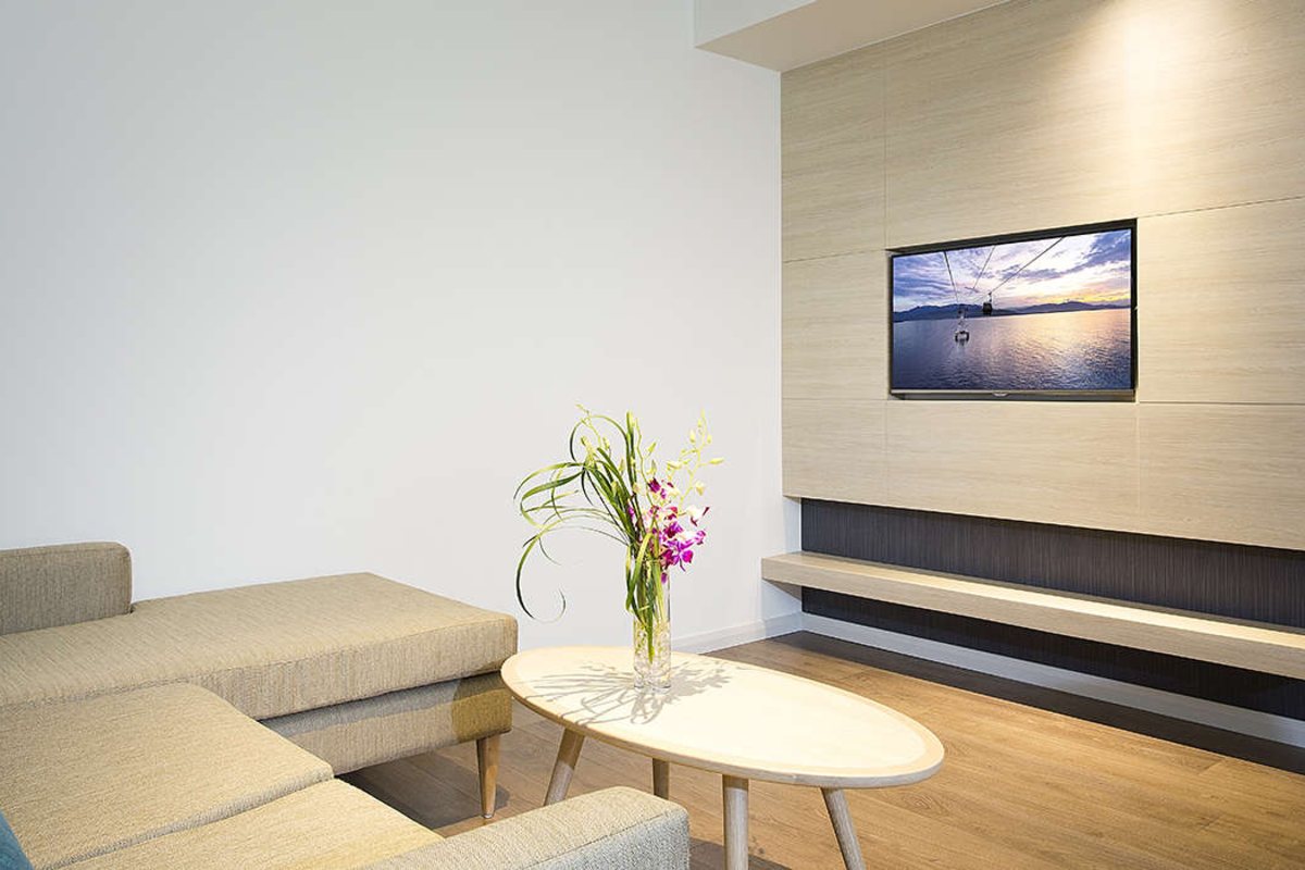 Living room of the Liberty Central Suite at Liberty Central Nha Trang