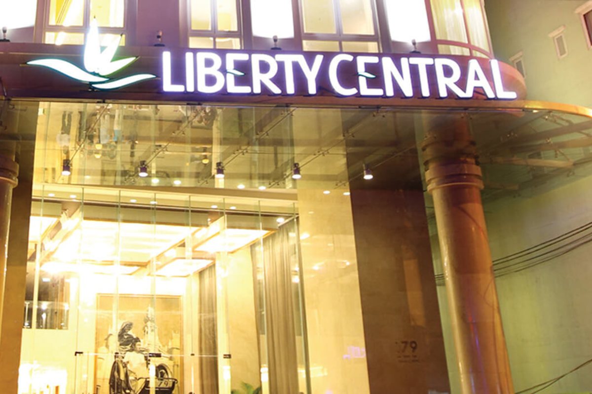 Entrance of Liberty Central Saigon Centre
