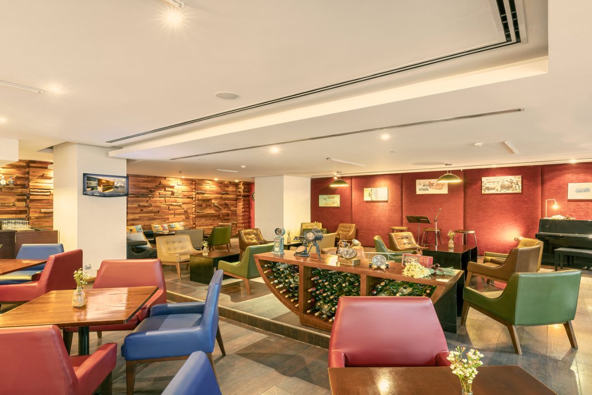 Restaurant seating at Liberty Central Saigon Centre