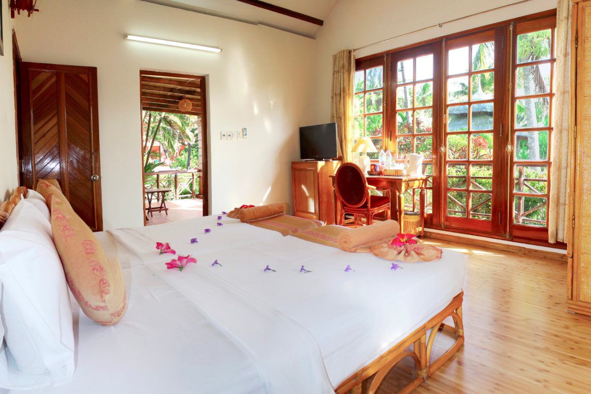 Second bedroom in the Family Bungalow at Little Mui Ne Cottages