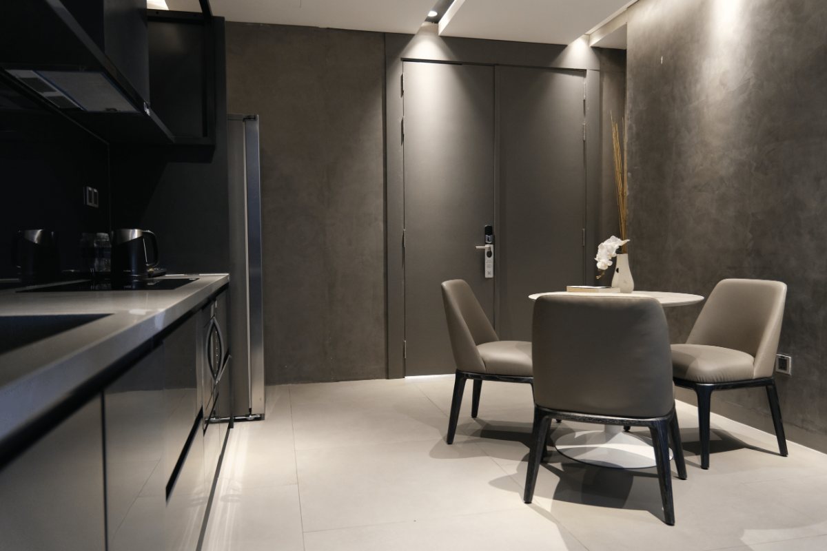 Kitchenette in the Chic Family Suite at M Hotel Saigon