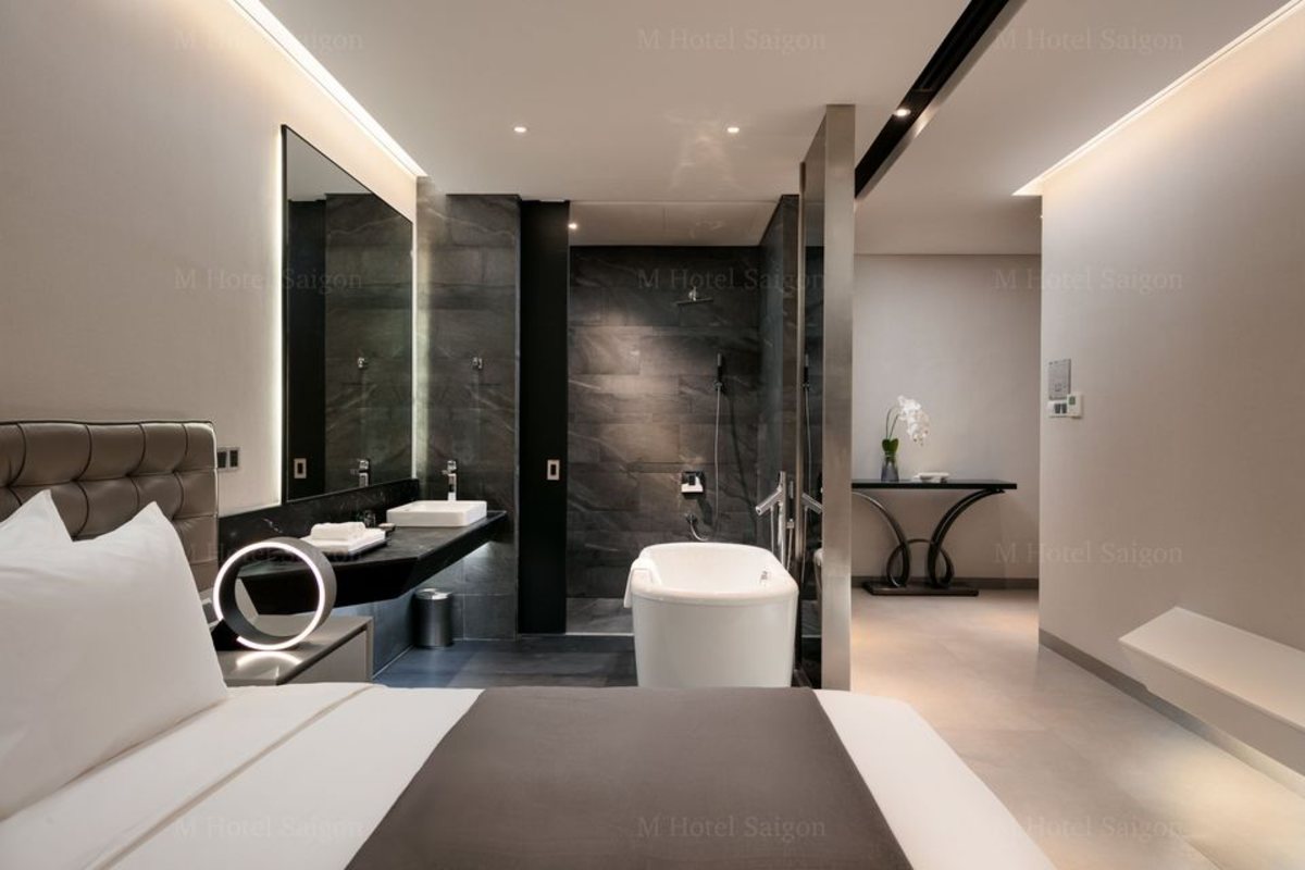 Bathtub in the Culture View Suite at M Hotel Saigon