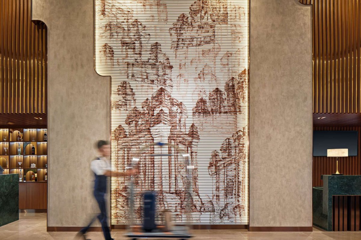 Artwork inspired by Nha Trang fishing villages at Mercure Nha Trang Beach