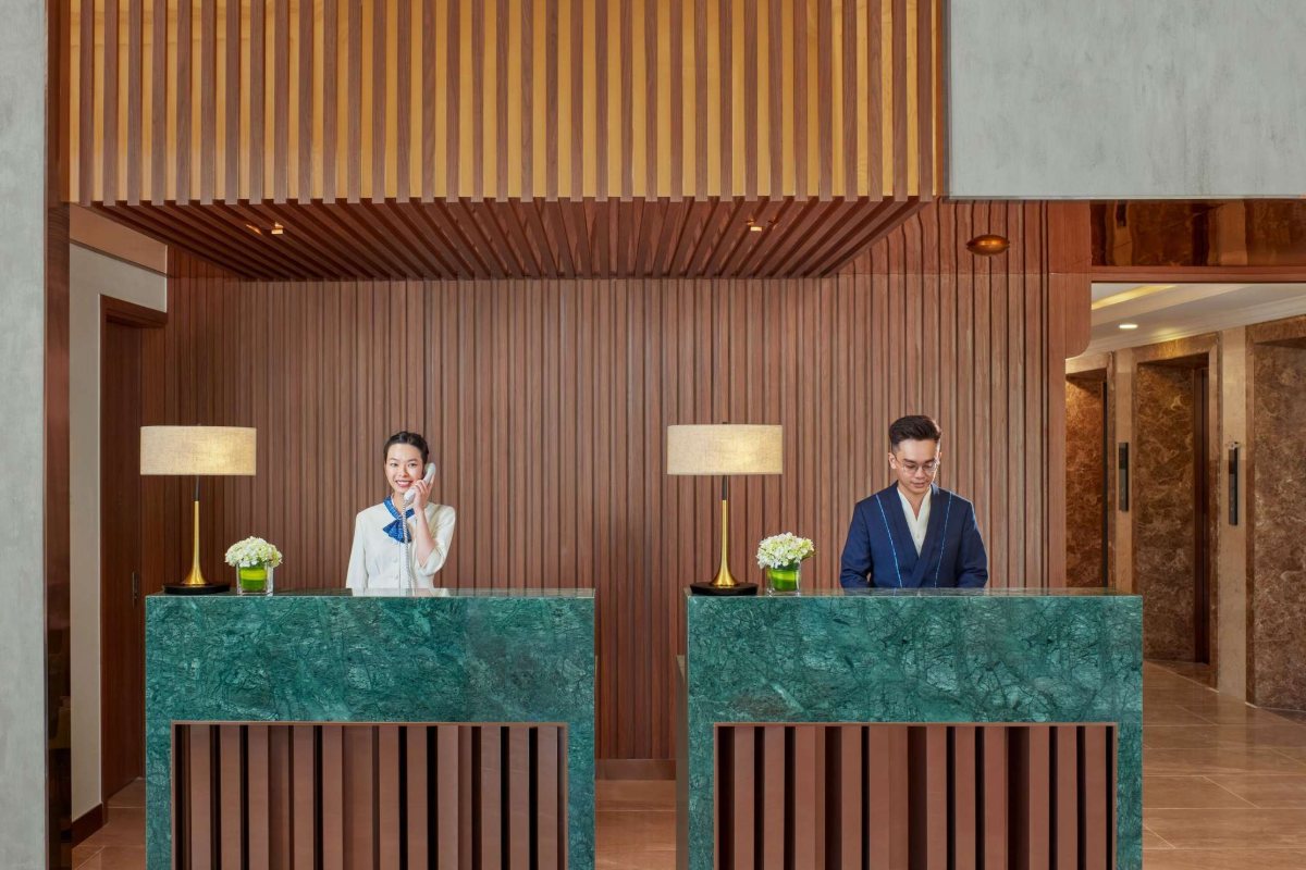 Reception desk at Mercure Nha Trang Beach