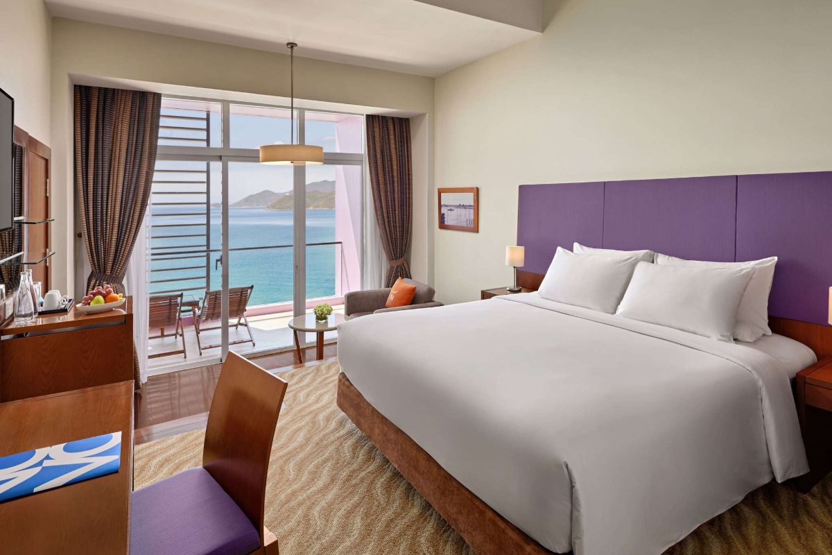 Superior King room with ocean view at Novotel Nha Trang