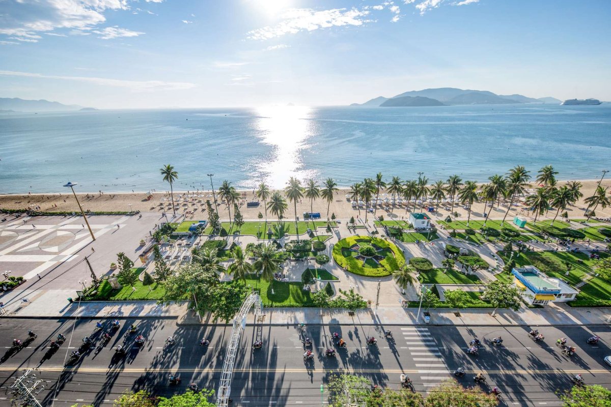 Novotel Nha Trang View of Tran Phu beach and Nha Trang Bay from Novotel Nha Trang