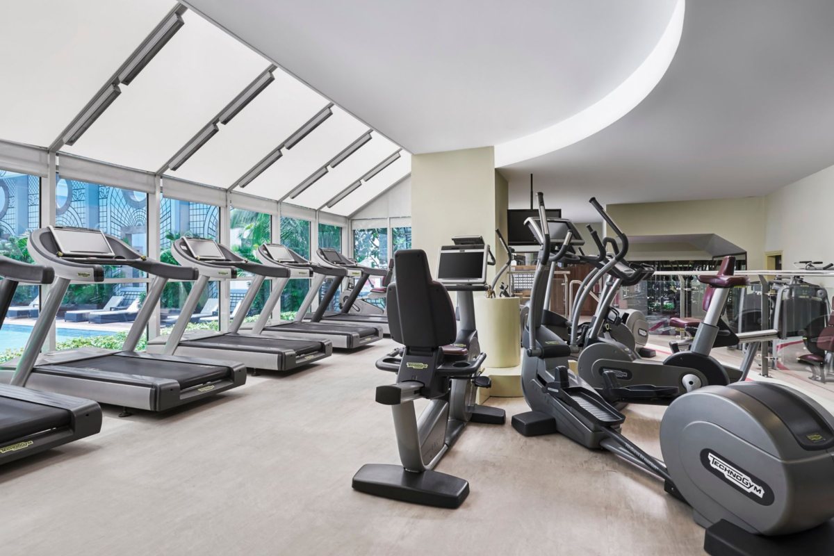 Fitness centre at Sheraton Saigon Grand Opera Hotel