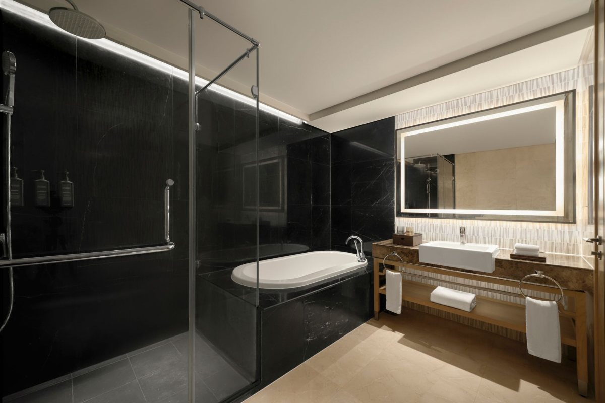 Suite bathroom at Sheraton Saigon Grand Opera Hotel