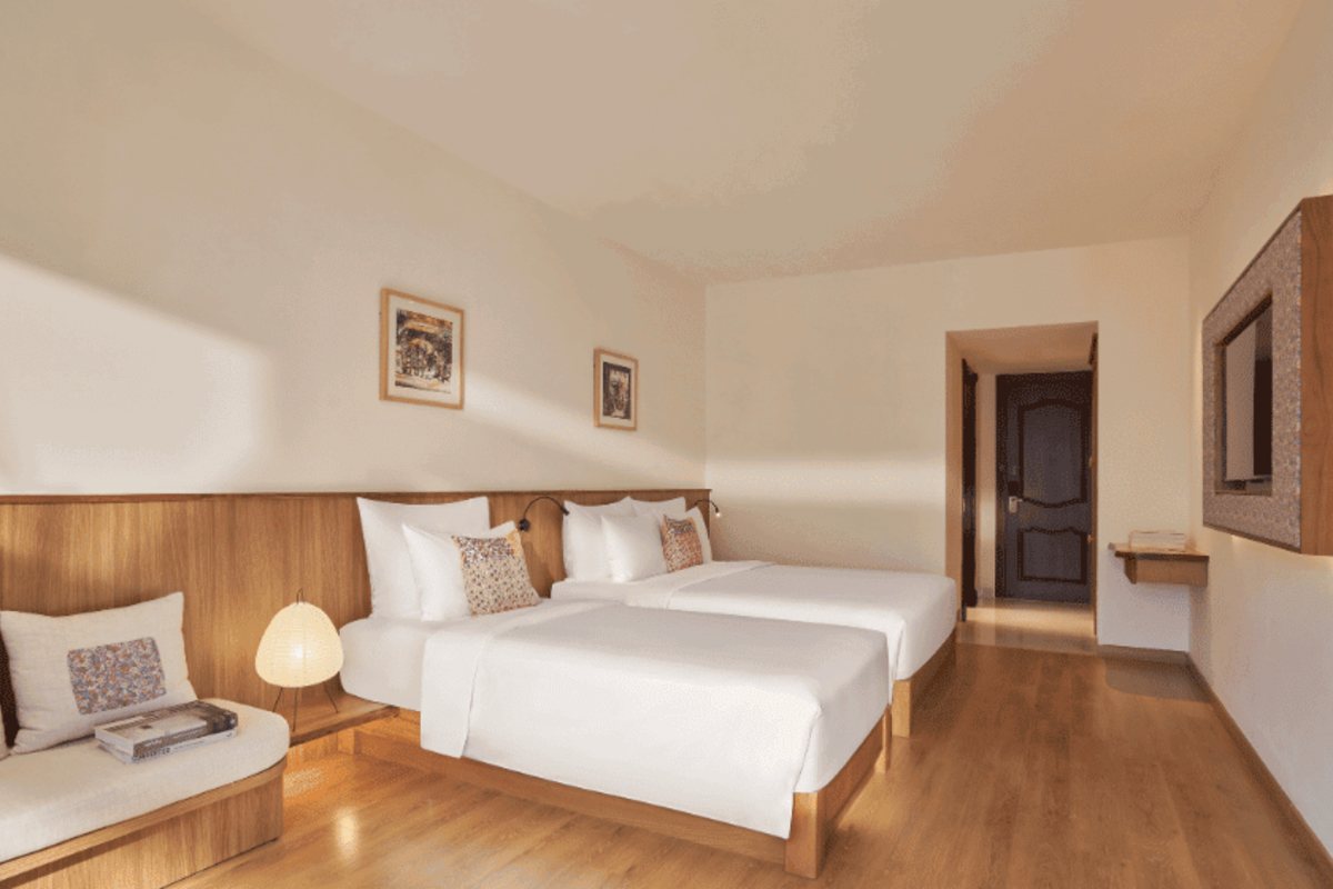 King and single beds in the Sense City Family room