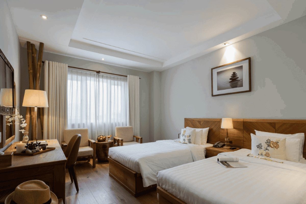 Premier room interior at Silverland Yen Hotel