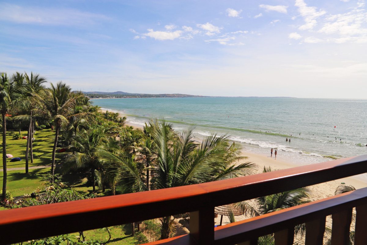 Sea view from the balcony of the Premier Sea View room at Sunny Beach Resort & Spa